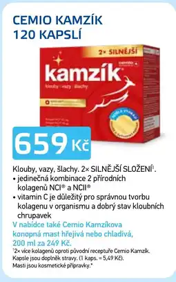 Lékárna AGEL Cemio Kamzík 120 kapslí nabídka