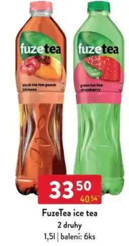Qanto FuzeTea ice tea 2 druhy nabídka