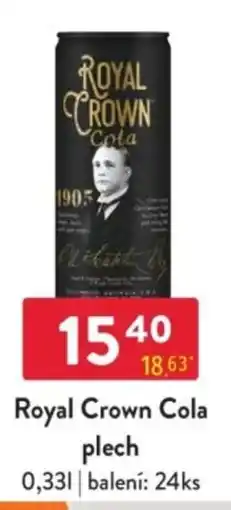 Qanto Royal Crown Cola plech nabídka