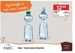 Qanto Rajec - Jemně sycená, Nesycená nabídka