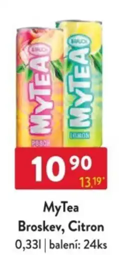 Qanto MyTea Broskev, Citron nabídka