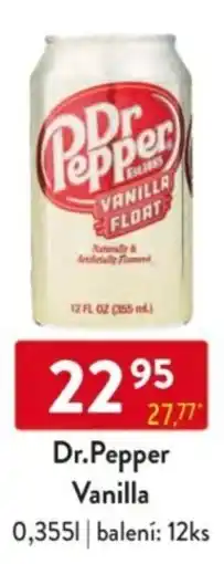 Qanto Dr.Pepper Vanilla nabídka
