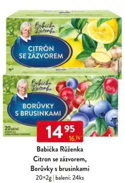 Qanto Babička Růženka Citron se zázvorem, Borůvky s brusinkami nabídka