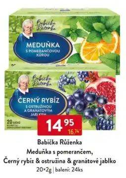 Qanto Babička Růženka Meduňka s pomerančem, Černý rybíz & ostružina & granátové jablko nabídka