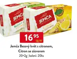 Qanto Jemča Bezový květ s citronem, Citron se zázvorem nabídka