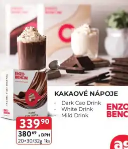 Qanto Kakaové nápoje nabídka