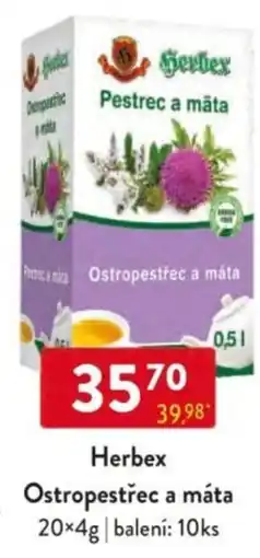 Qanto Herbex Ostropestřec a máta nabídka