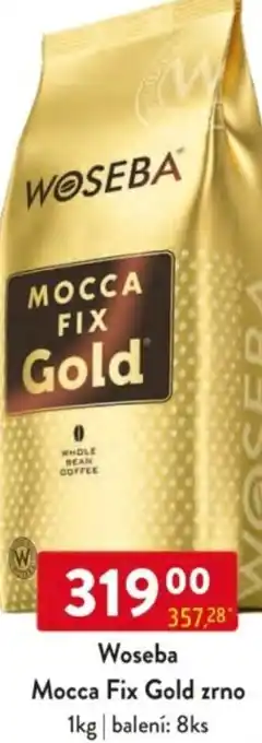 Qanto Woseba Mocca Fix Gold zrno nabídka