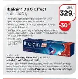 Magistra lékárny Ibalgin Duo Effect krém nabídka