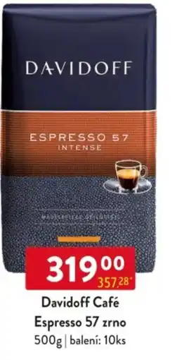 Qanto Davidoff Café Espresso 57 zrno nabídka