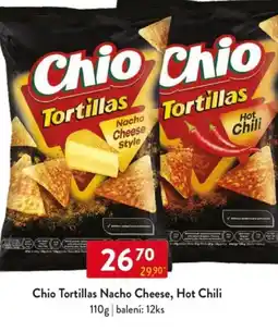 Qanto Chio Tortillas Nacho Cheese, Hot Chili nabídka