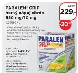 Magistra lékárny PARALEN GRIP horký nápoj citrón nabídka