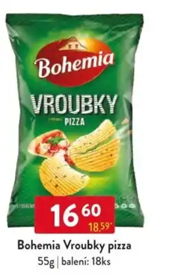 Qanto Bohemia Vroubky pizza nabídka