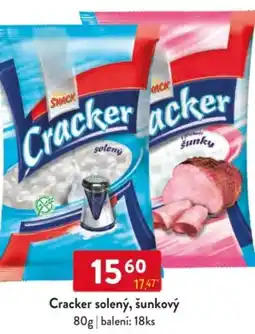 Qanto Cracker solený, šunkový nabídka