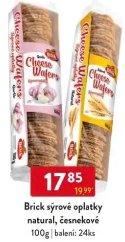 Qanto Brick sýrové oplatky natural, česnekové nabídka