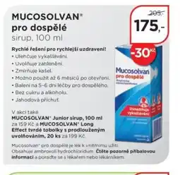 Magistra lékárny MUCOSOLVANⓇ pro dospělé nabídka