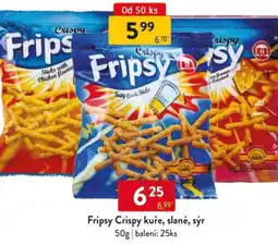 Qanto Fripsy Crispy kuře, slané, sýr nabídka
