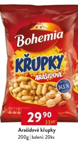 Qanto Bohemia Arašídové křupky nabídka
