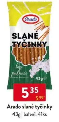 Qanto Arado slané tyčinky nabídka