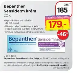 Magistra lékárny Bepanthen Sensiderm krém nabídka