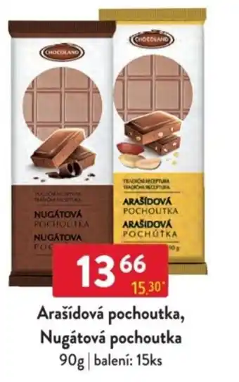 Qanto Arašídová pochoutka, Nugátová pochoutka nabídka