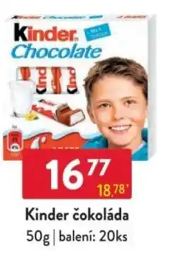 Qanto Kinder čokoláda nabídka
