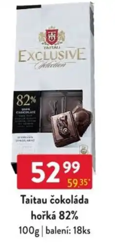 Qanto Taitau čokoláda hořká 82% nabídka