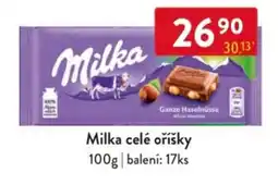 Qanto Milka celé oříšky nabídka
