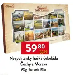 Qanto Neapolitánky hořká čokoláda Čechy a Morava nabídka