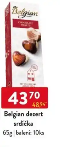 Qanto Belgian dezert srdíčka nabídka