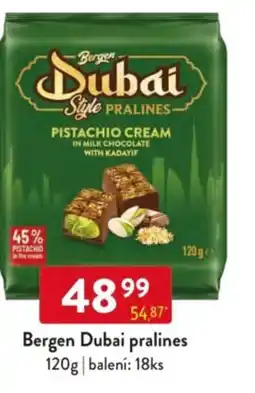Qanto Bergen Dubai pralines nabídka
