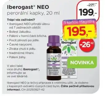 Magistra lékárny Iberogast Neo nabídka