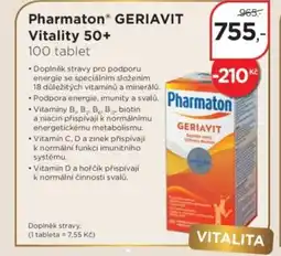 Magistra lékárny Pharmaton" GERIAVIT Vitality 50+ nabídka