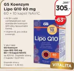 Magistra lékárny GS Koenzym Lipo Q10 nabídka