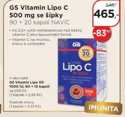 Magistra lékárny GS Vitamin Lipo C 500 mg se šípky nabídka