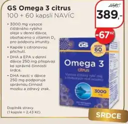 Magistra lékárny GS Omega 3 citrus nabídka