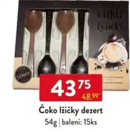 Qanto Čoko lžičky dezert nabídka