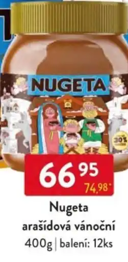 Qanto Nugeta arašídová vánoční nabídka