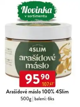 Qanto Arašídové máslo 100% 4Slim nabídka