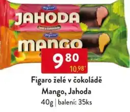 Qanto Figaro želé v čokoládě Mango, Jahoda nabídka
