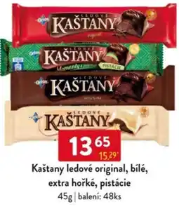 Qanto Kaštany ledové original, bílé, extra hořké, pistácie nabídka