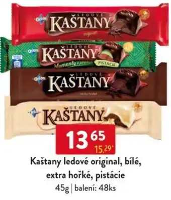 Qanto Kaštany ledové original, bílé, extra hořké, pistácie nabídka