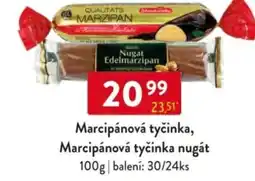 Qanto Marcipánová tyčinka, Marcipánová tyčinka nugát 100g | balení: 30/24ks nabídka