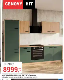 Baumax Kuchyňská linka Retro nabídka