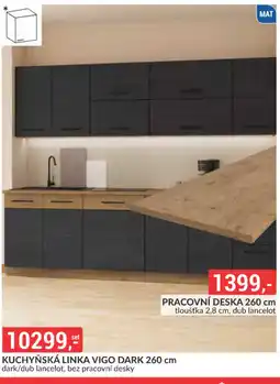 Baumax Kuchyňská linka vigo dark nabídka