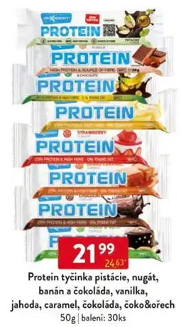 Qanto Protein tyčinka pistácie, nugát, banán a čokoláda, vanilka, jahoda, caramel, čokoláda, čoko&ořech nabídka