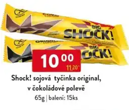 Qanto Shock! sojová tyčinka original, v čokoládové polevě nabídka