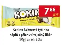 Qanto Kokino kokosová tyčinka náplň s příchutí vaječný likér nabídka