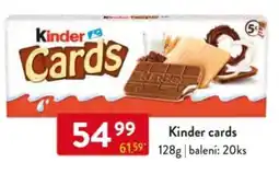 Qanto Kinder cards nabídka