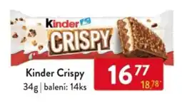 Qanto Kinder Crispy nabídka